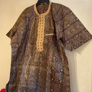 African Tie Dye Dashiki Top